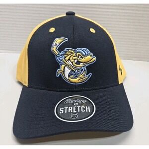 TOLEDO WALLEYE HAT MUD HENS WALLEYES  HOCKEY SMALL NEW NWT ZEPHYR RIDDER STRETCH